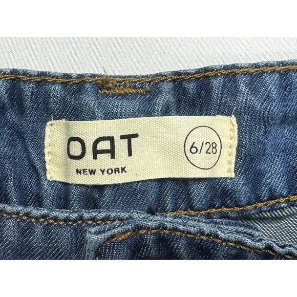 NWT OAT New York Women's Mid Rise Wide Leg Palazzo Jeans - Size 6/28 (27x30) - Picture 5 of 6